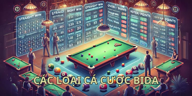 Các loại cá cược bida