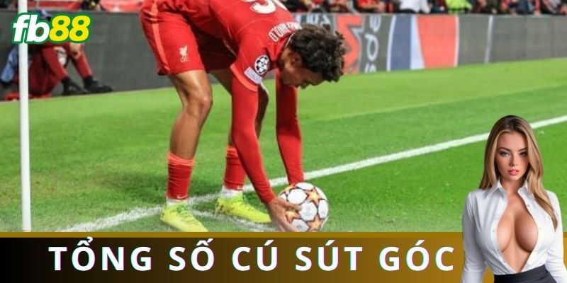 Các loại kèo tổng số cú sút góc phổ biến
